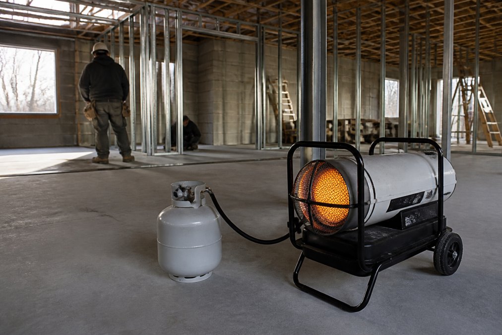 Propane for Construction Site Heaters: Safety & Sizing Guide